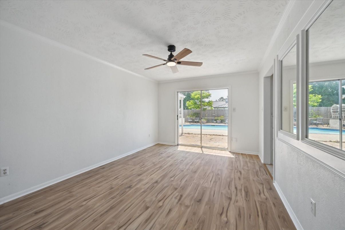 Empty room, Interior, Wood Texture Flooring