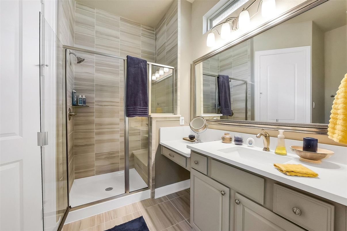 Bathroom, Glass Shower, Interior