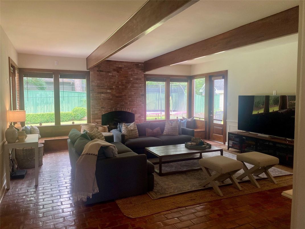 Fireplace, Interior, Living room, Stone Walls, Wood Texture Flooring