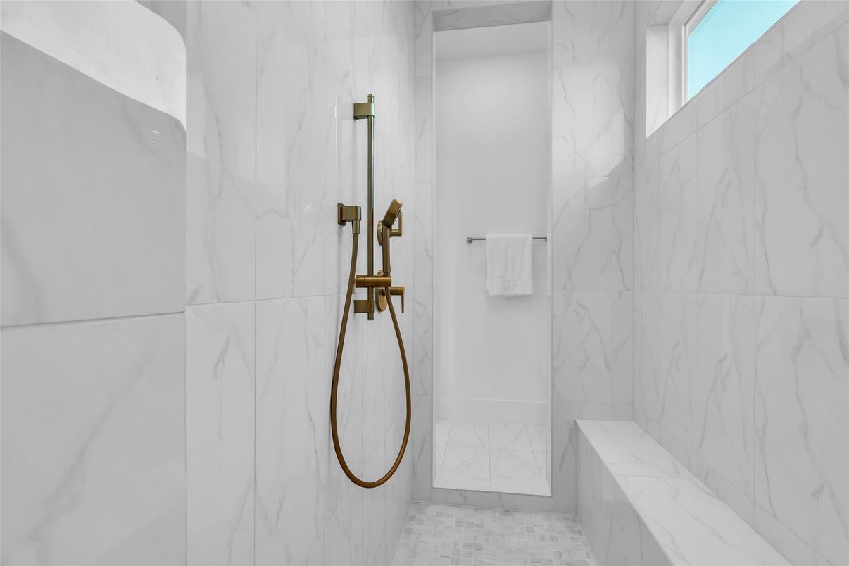 Bathroom, Interior, Marble Walls