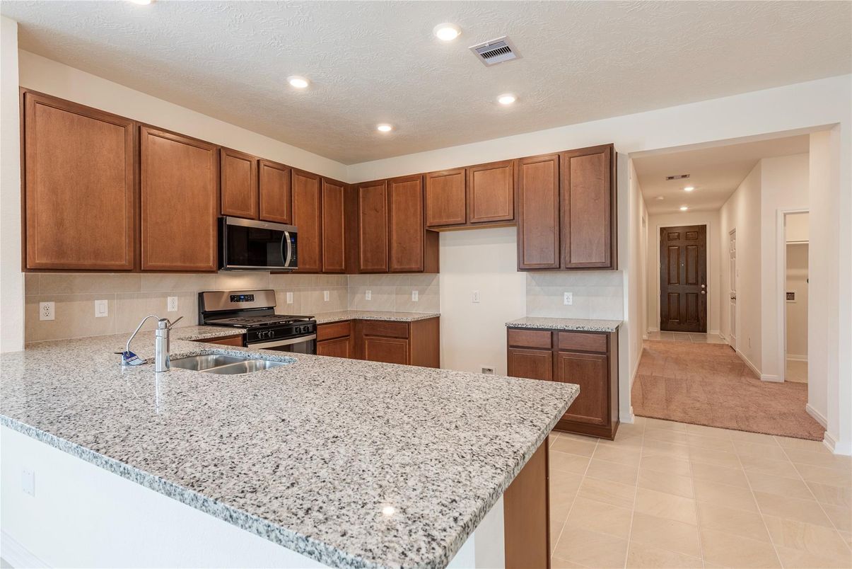 Interior, Kitchen, Recessed Lighting, Stainless Steel Appliances