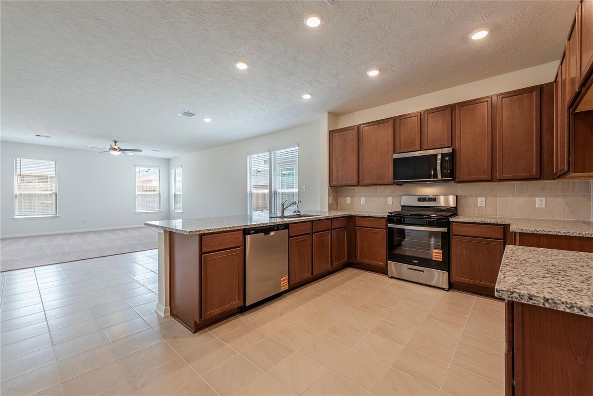 Interior, Kitchen, Recessed Lighting, Stainless Steel Appliances