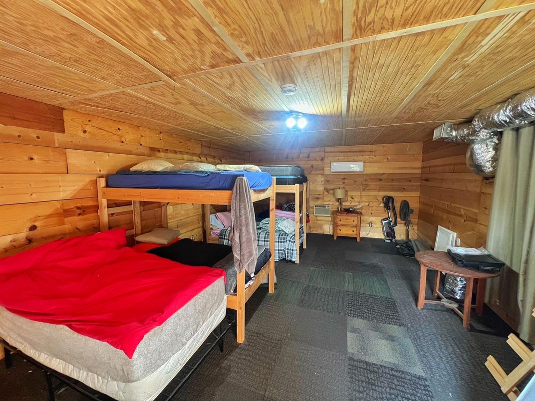 Bedroom, Interior, Wooden Ceilings, Wooden Walls