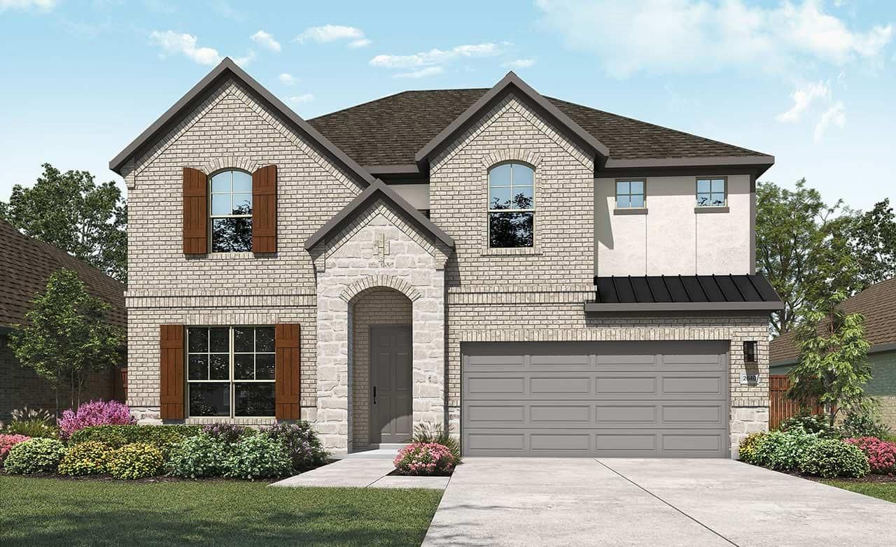 Attached, Exterior, Facade, Brick Facade, Brick Traditional