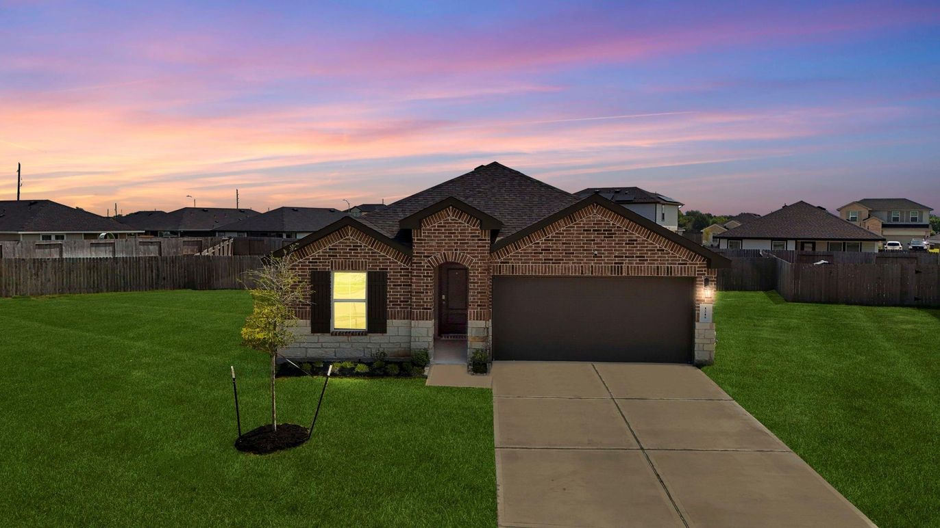 Attached, Backyard, Exterior, Facade, Brick Facade, Brick Traditional