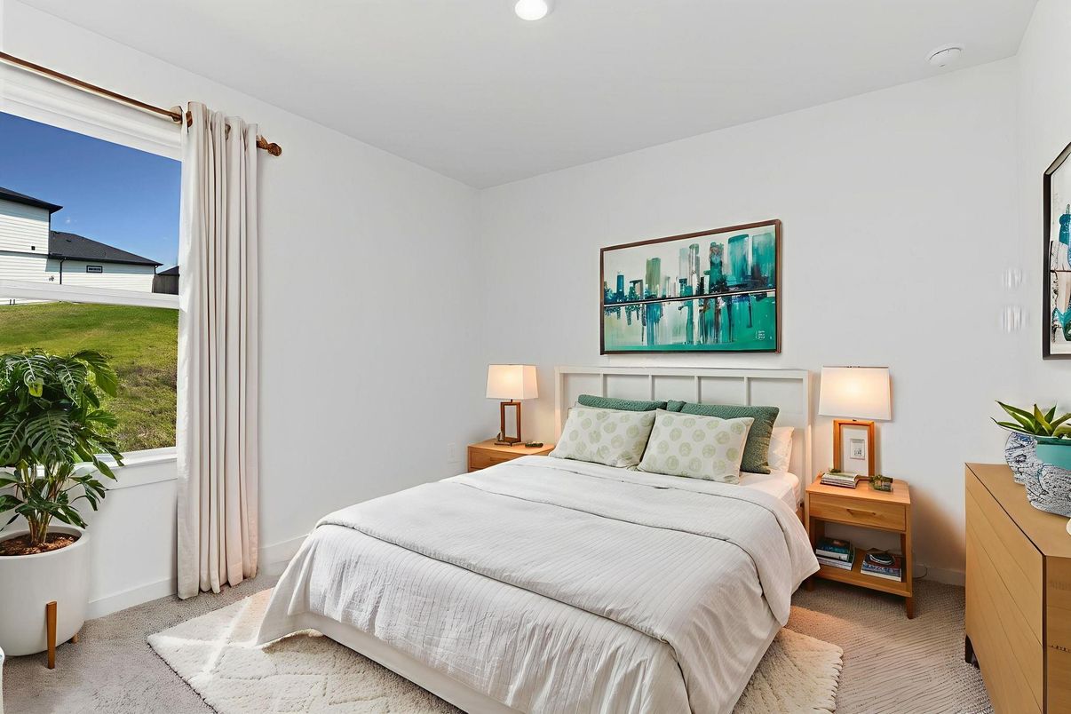 Bedroom, Interior, Recessed Lighting