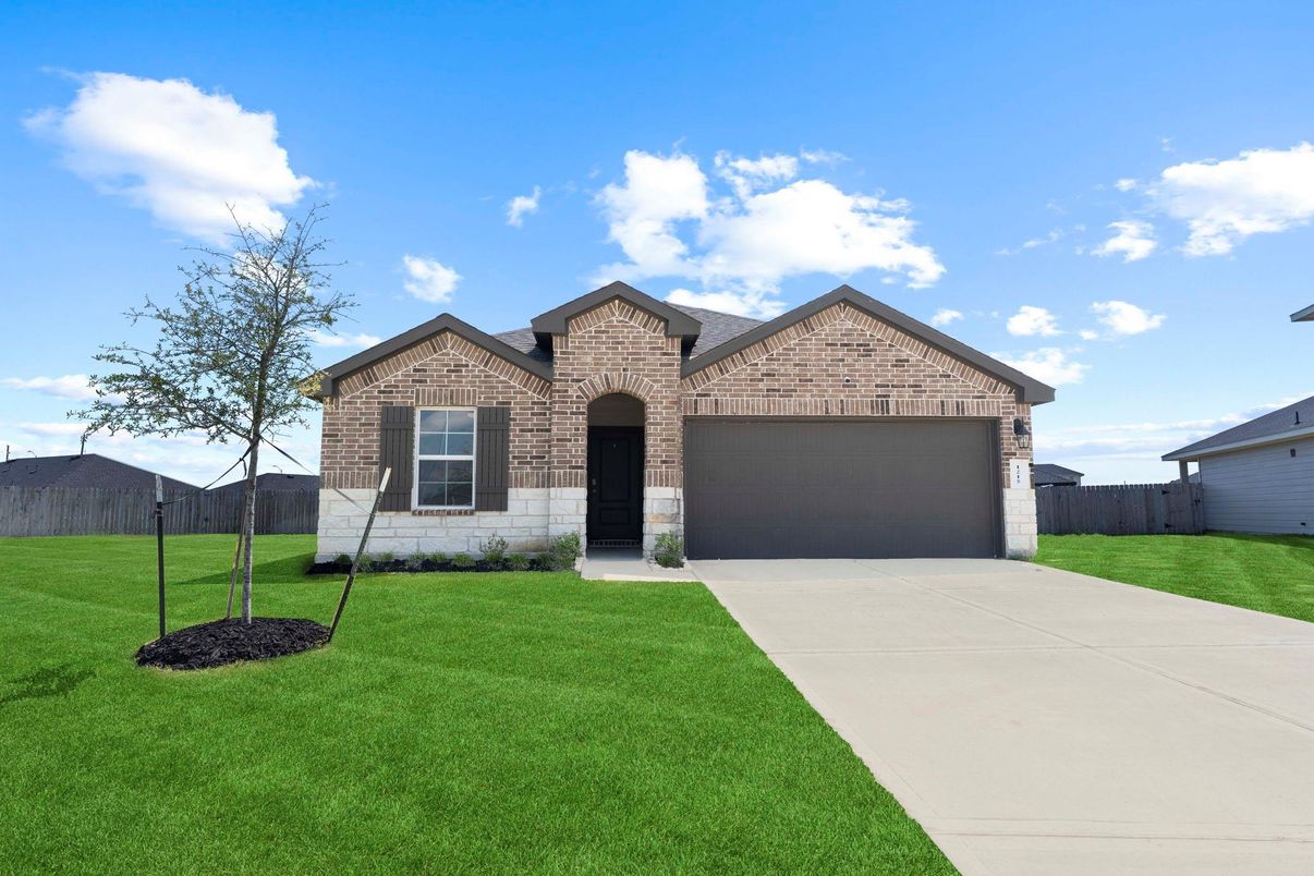 Attached, Backyard, Exterior, Facade, Brick Facade, Brick Traditional