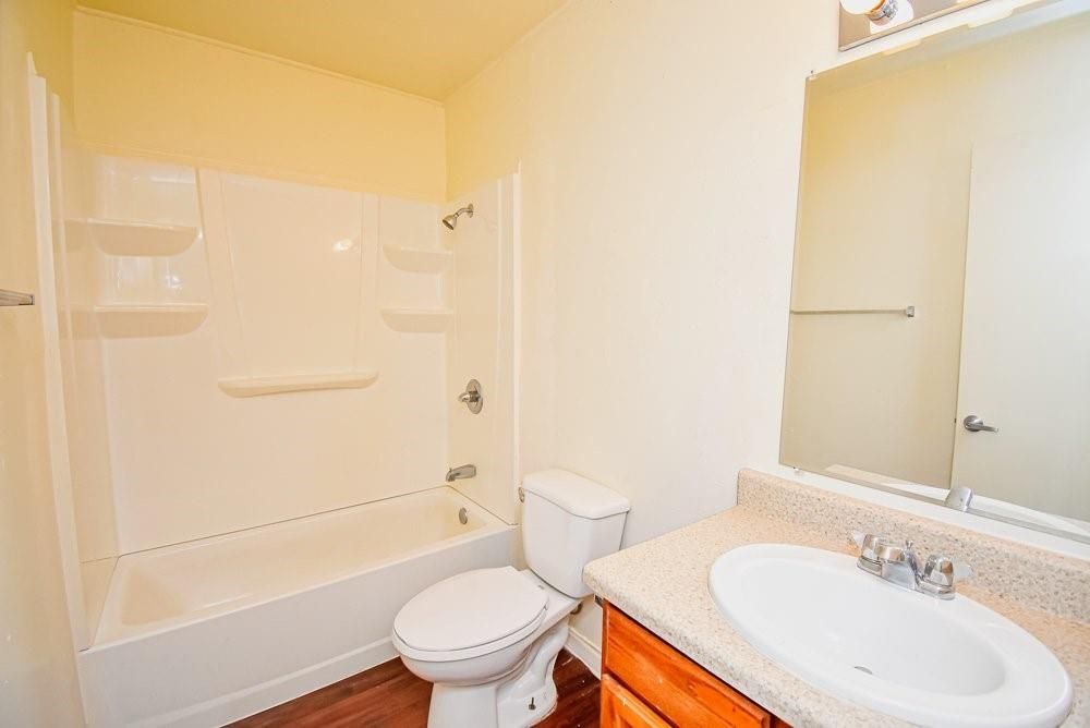 Bathroom, Interior, Wood Texture Flooring