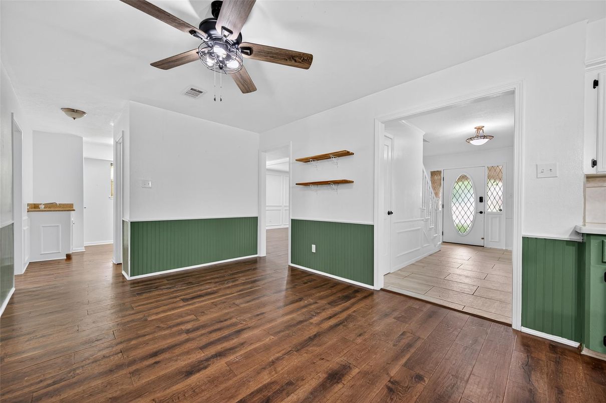 Empty room, Interior, Wood Texture Flooring