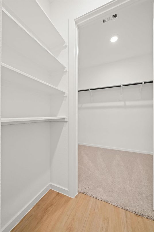 Interior, Recessed Lighting, Walk-in Closets, Wood Texture Flooring