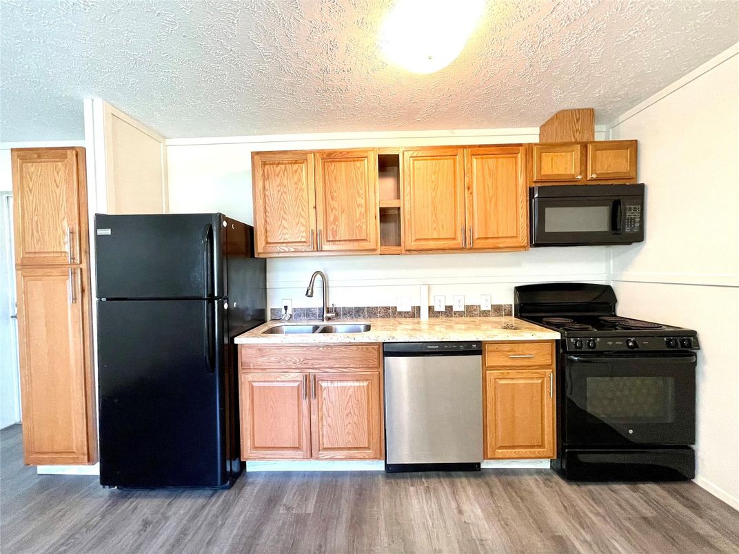 Interior, Kitchen, Wood Texture Flooring