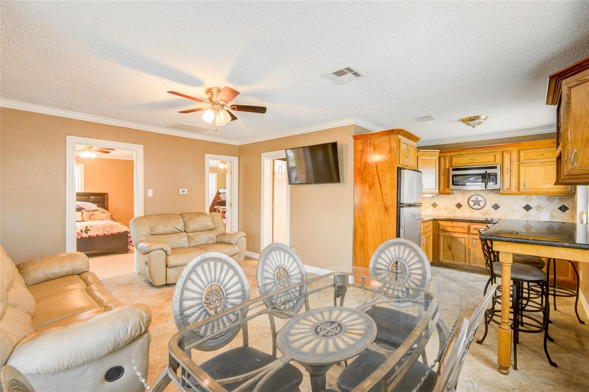Dining room, Interior, Kitchen, Living room