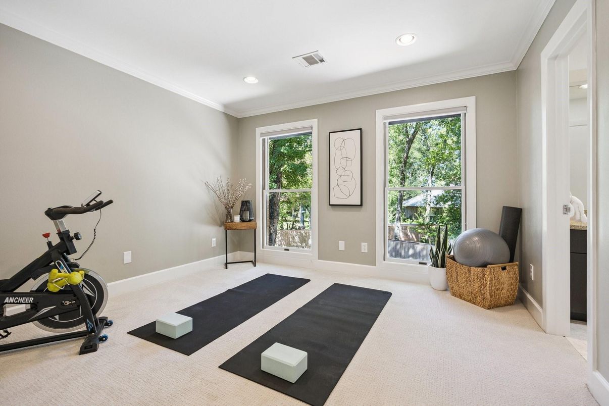 Fitness Equipment, Interior, Recessed Lighting