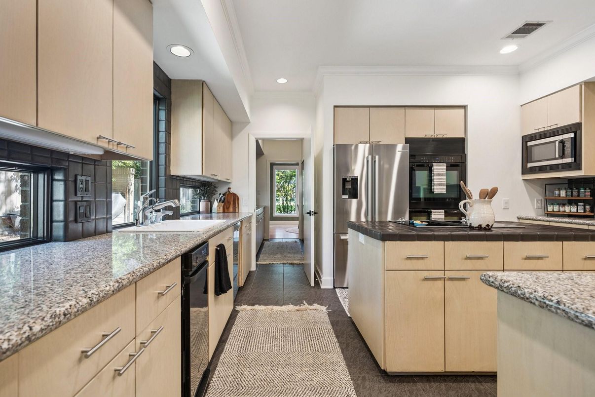 Interior, Kitchen, Recessed Lighting, Stainless Steel Appliances