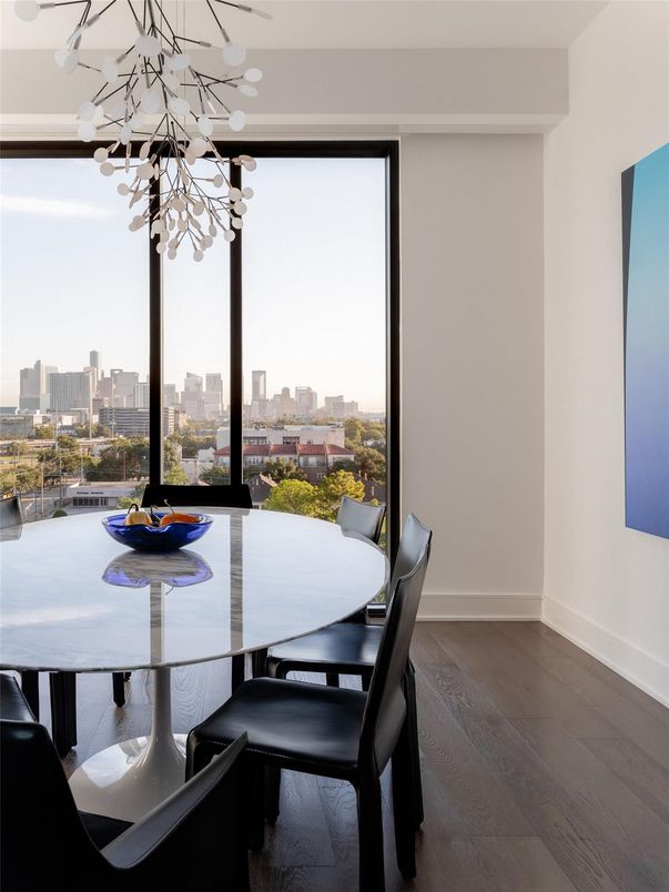 Dining room, Interior, Wood Texture Flooring