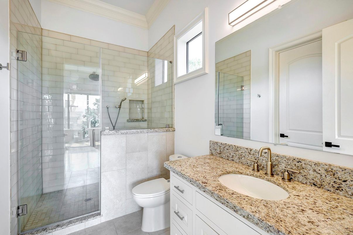 Bathroom, Glass Shower, Interior