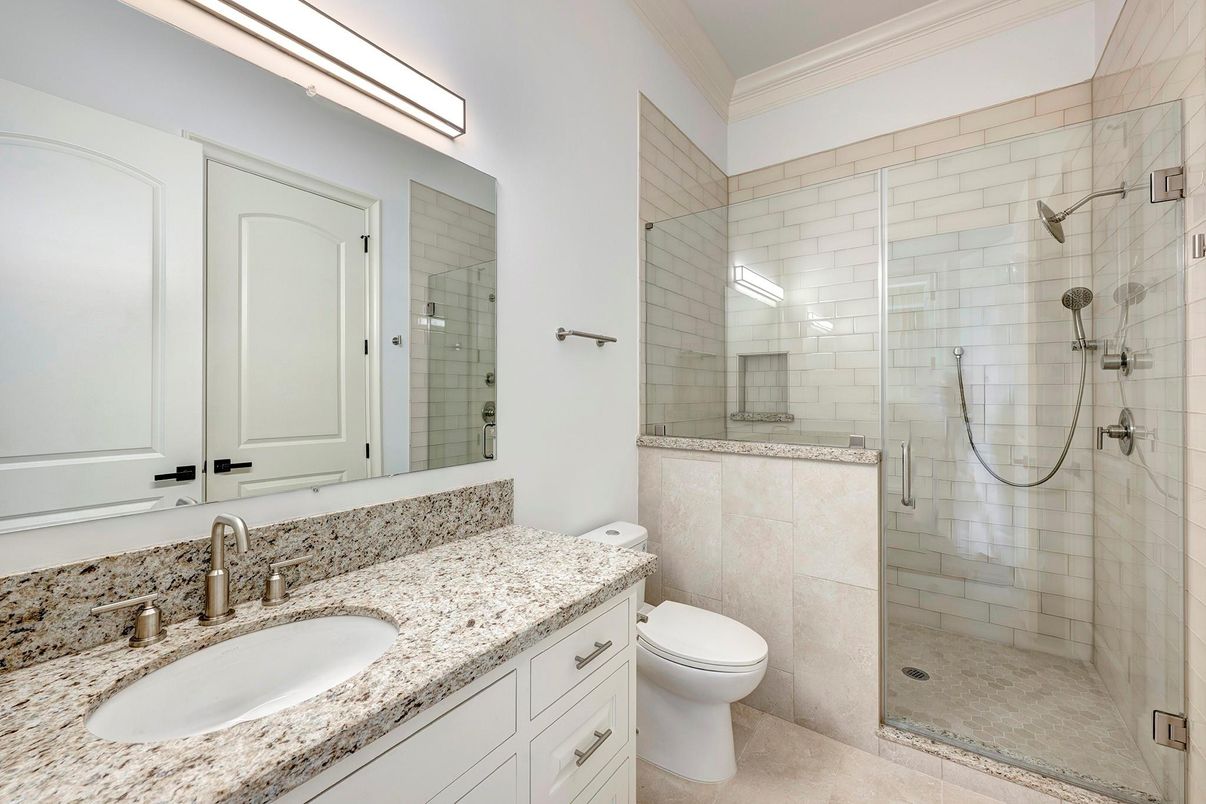 Bathroom, Glass Shower, Interior