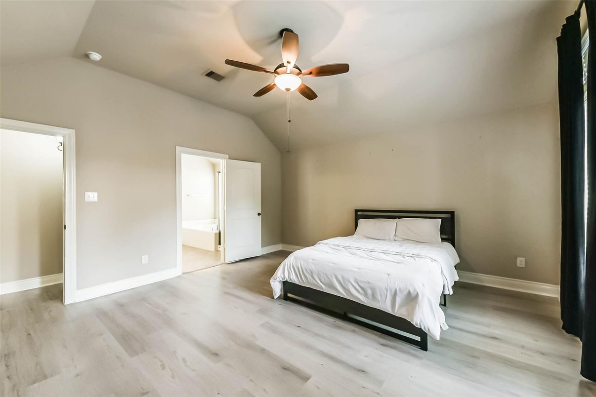 Bedroom, Interior, Wood Texture Flooring
