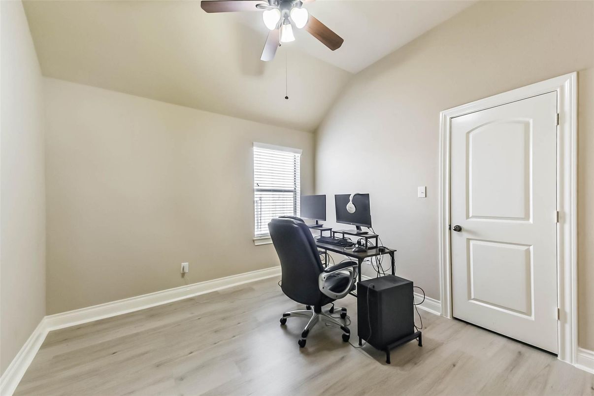 Home Office, Interior, Wood Texture Flooring