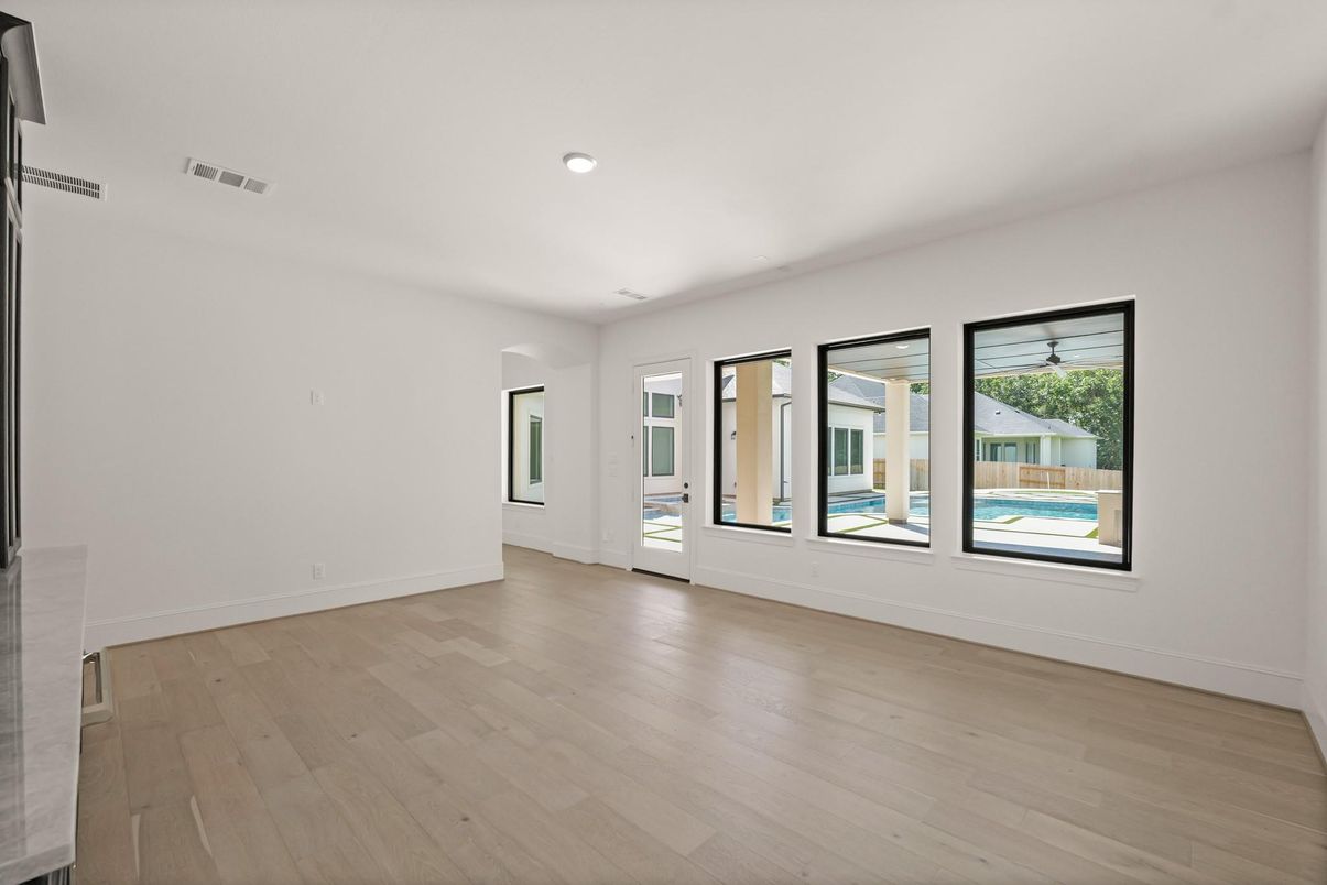 Empty room, Interior, Wood Texture Flooring