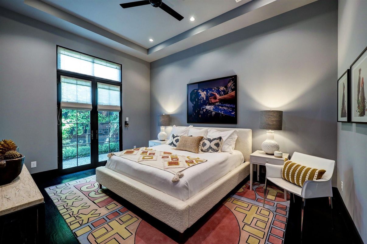 Bedroom, Interior, Recessed Lighting