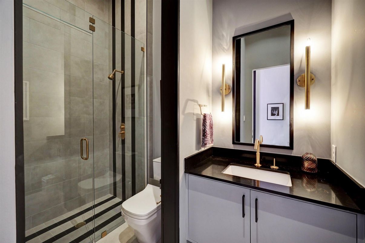 Bathroom, Glass Shower, Interior