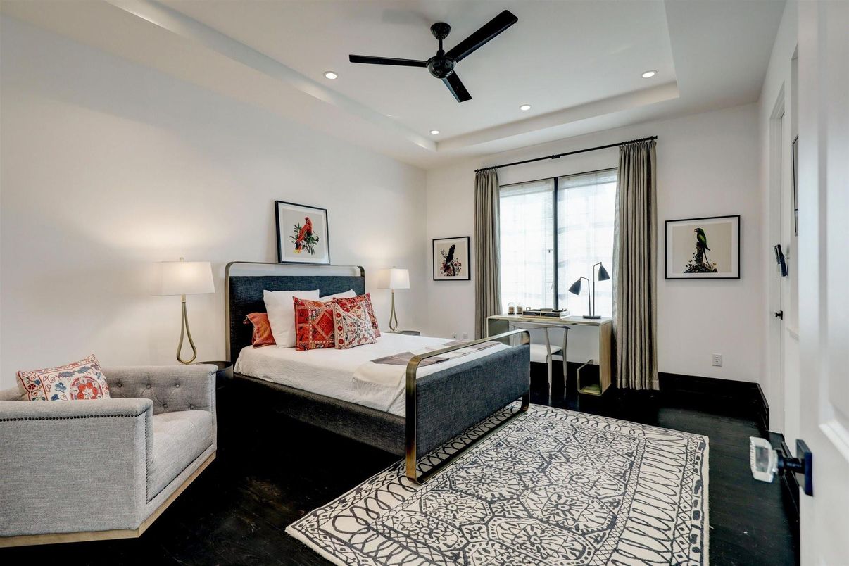 Bedroom, Interior, Recessed Lighting