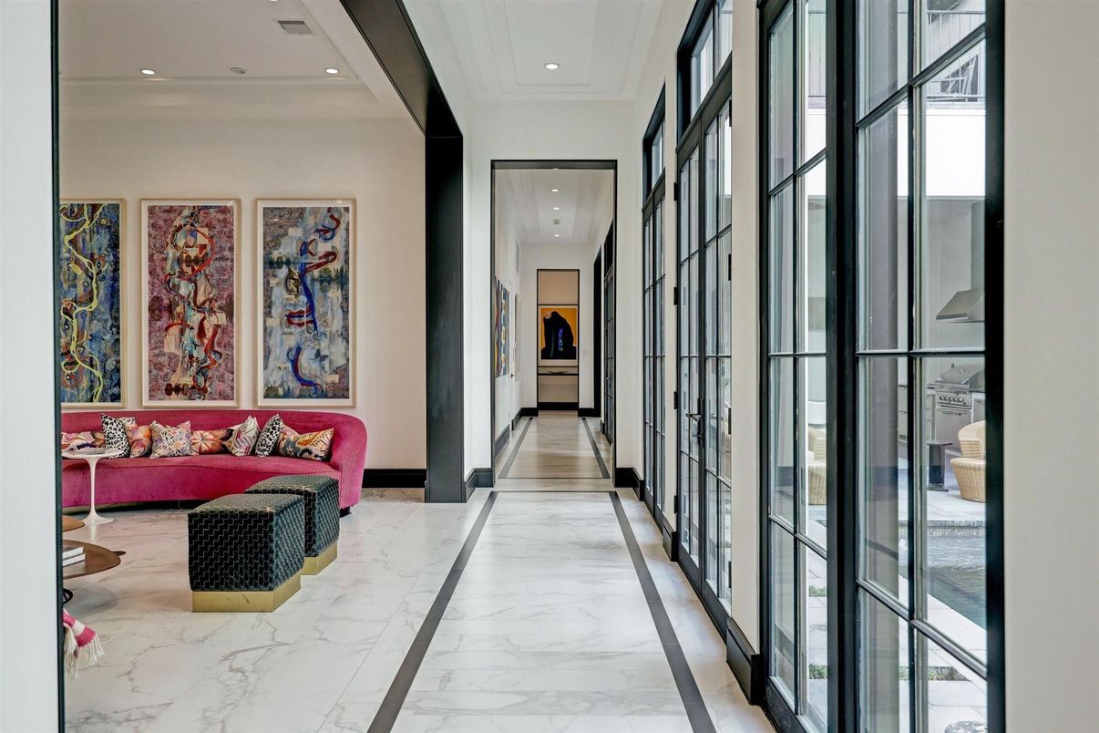 Interior, Marble, Recessed Lighting