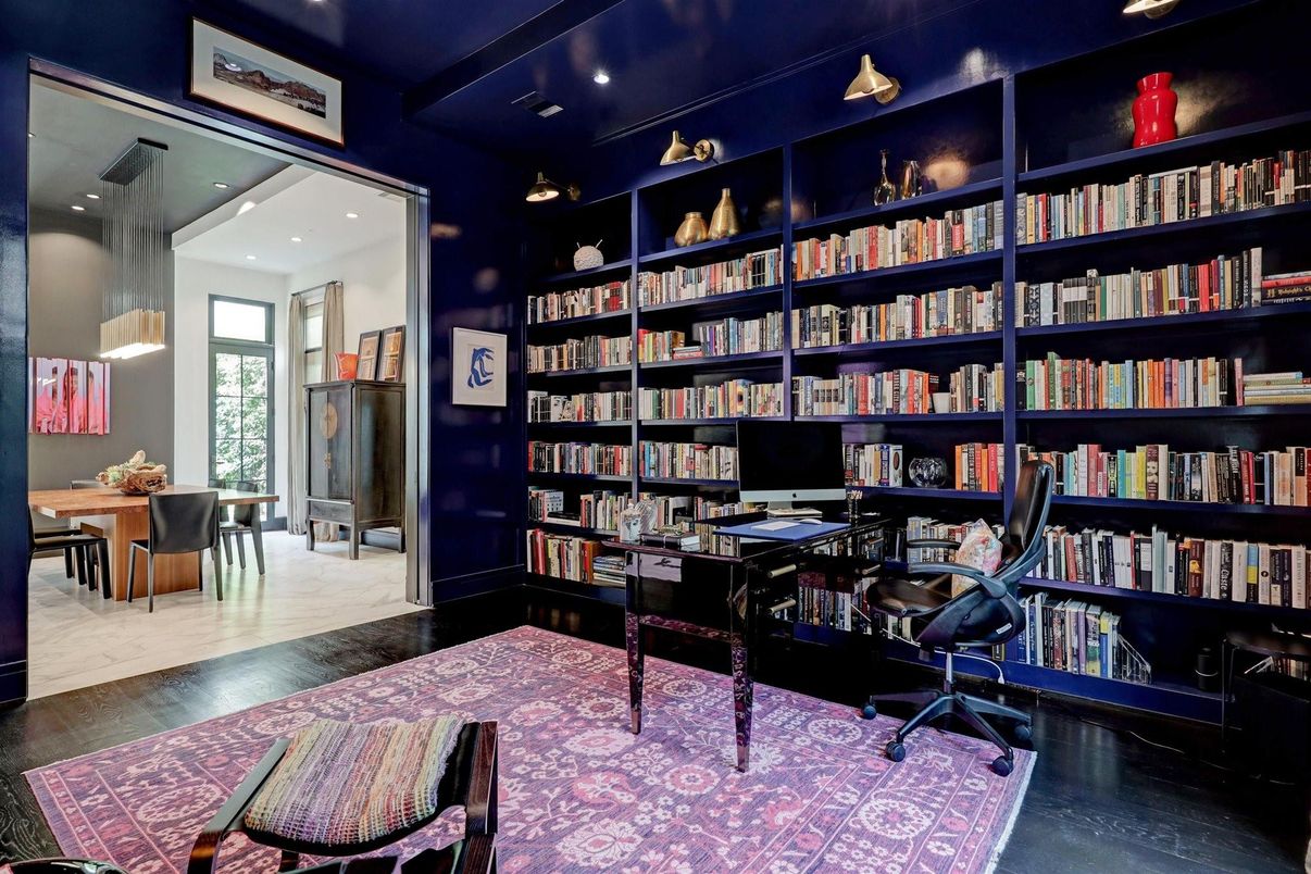 Home Office, Interior, Wood Texture Flooring