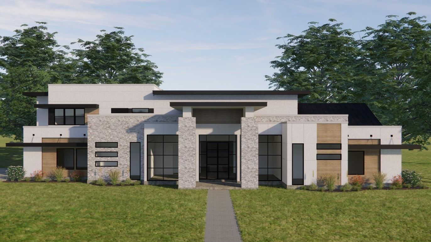 Backyard, Exterior, Facade, Modern