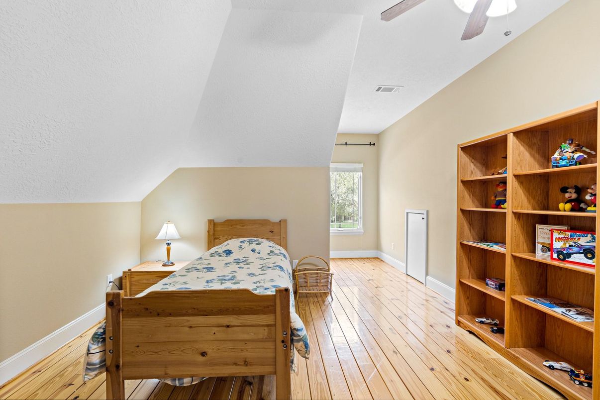 Bedroom, Interior, Wood Texture Flooring