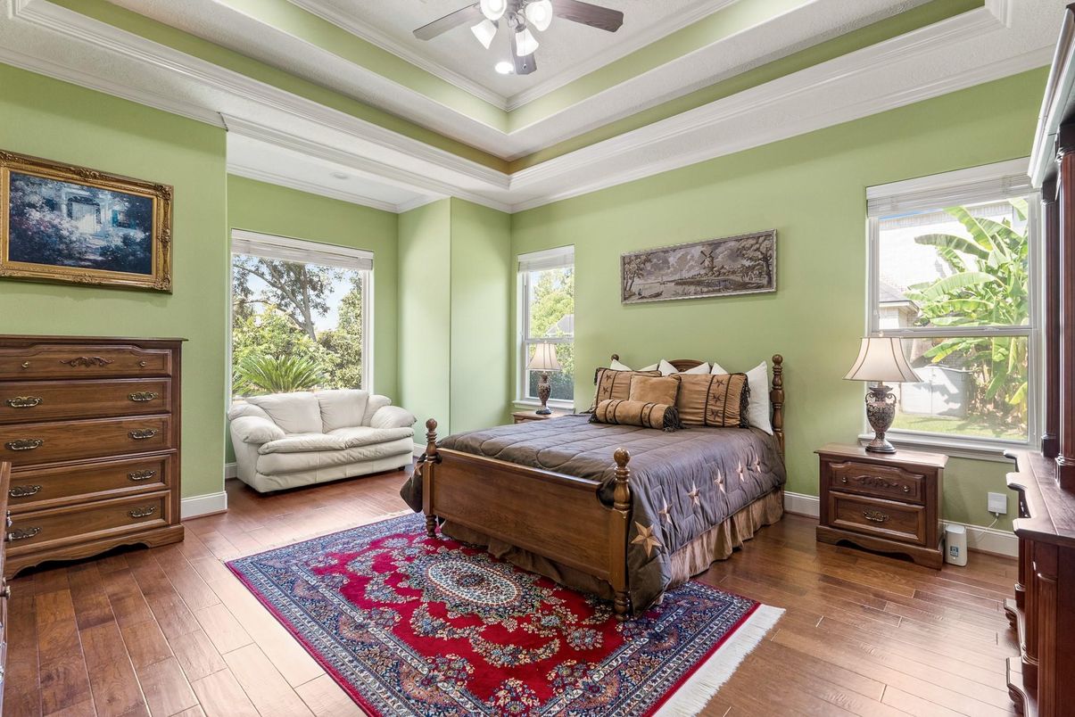 Bedroom, Interior, Wood Texture Flooring