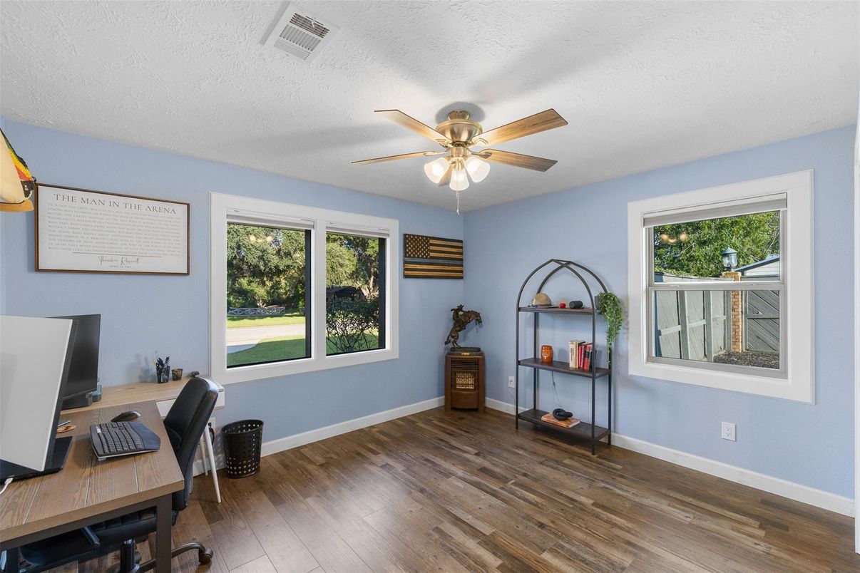 Home Office, Interior, Wood Texture Flooring