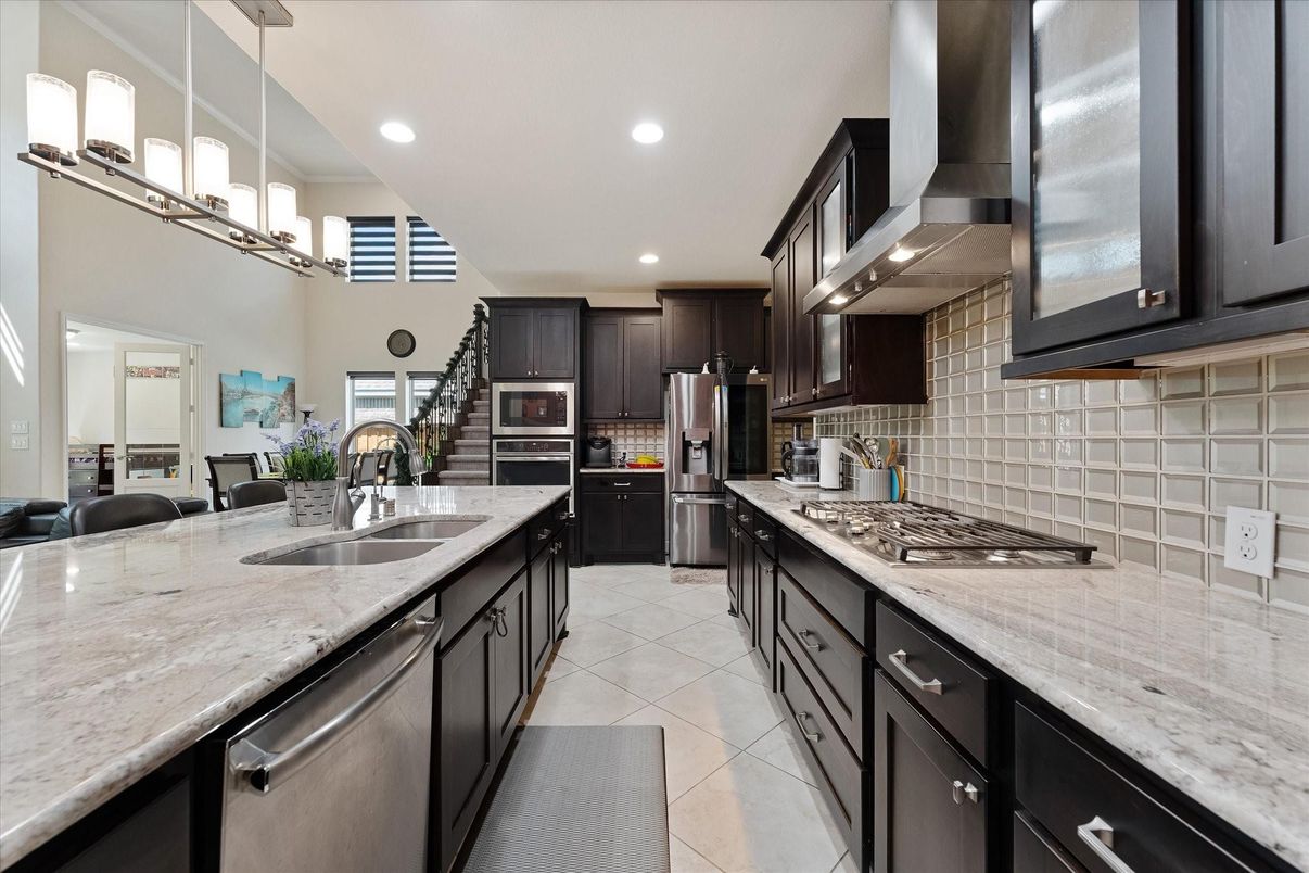 Interior, Kitchen, Recessed Lighting, Stainless Steel Appliances