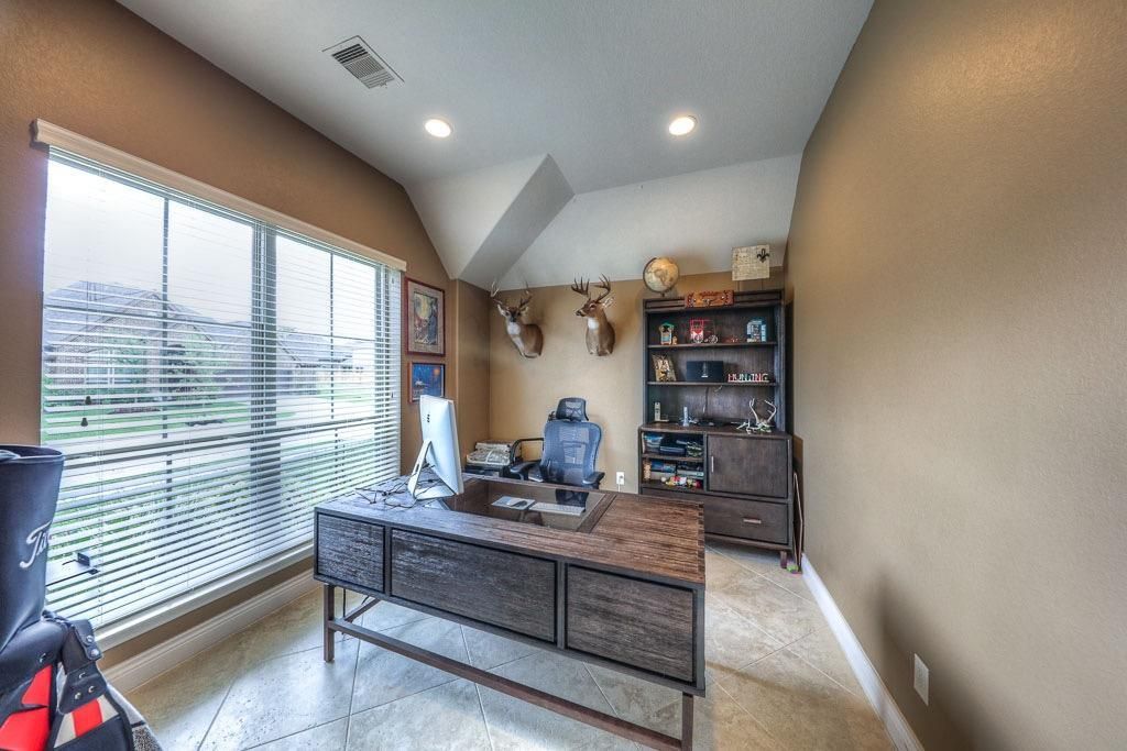 Home Office, Interior, Recessed Lighting