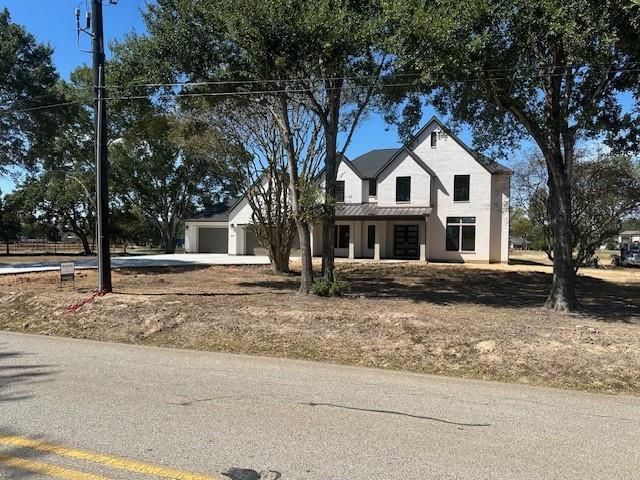 Attached, Backyard, Exterior, Facade, Farmhouse