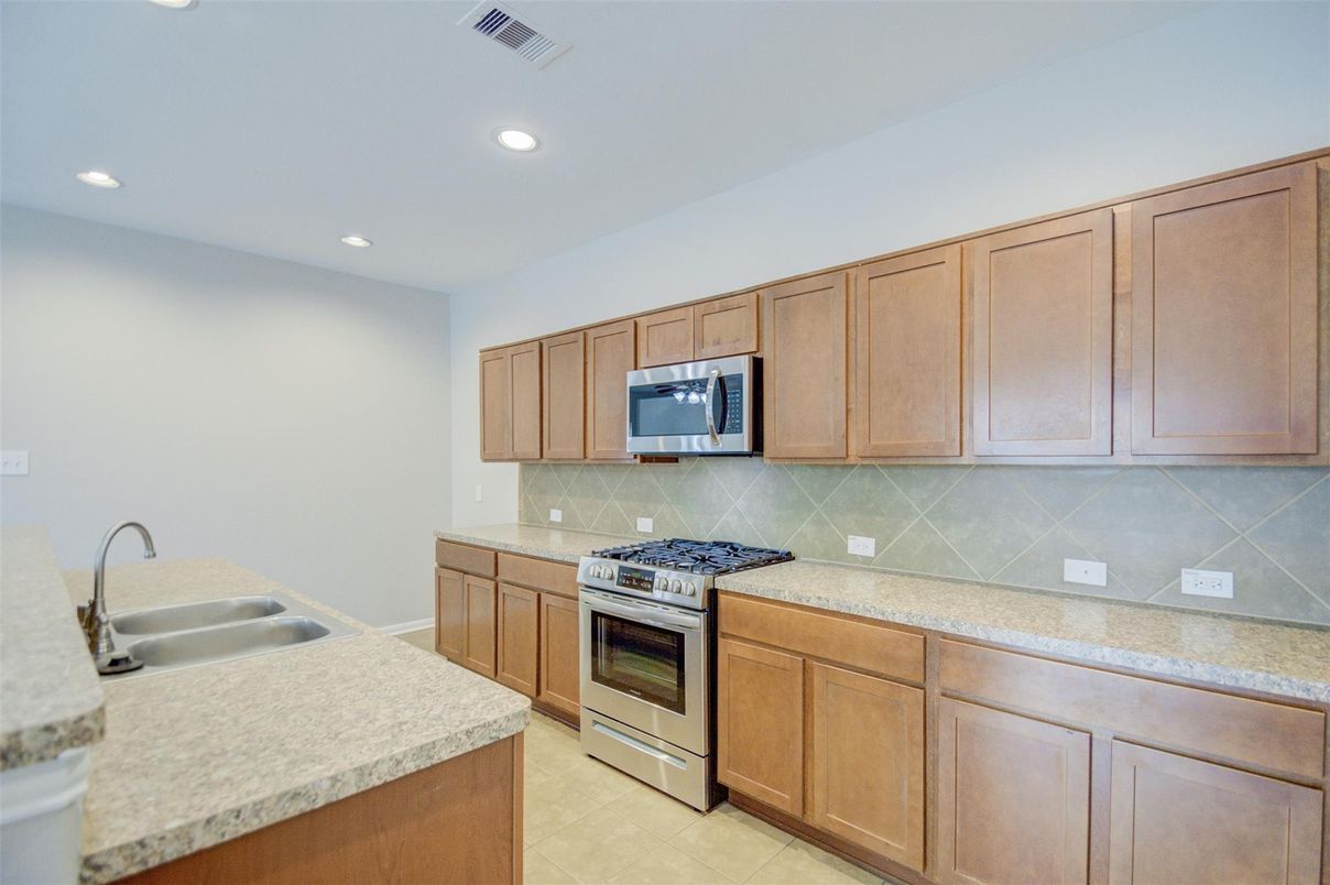 Interior, Kitchen, Recessed Lighting, Stainless Steel Appliances