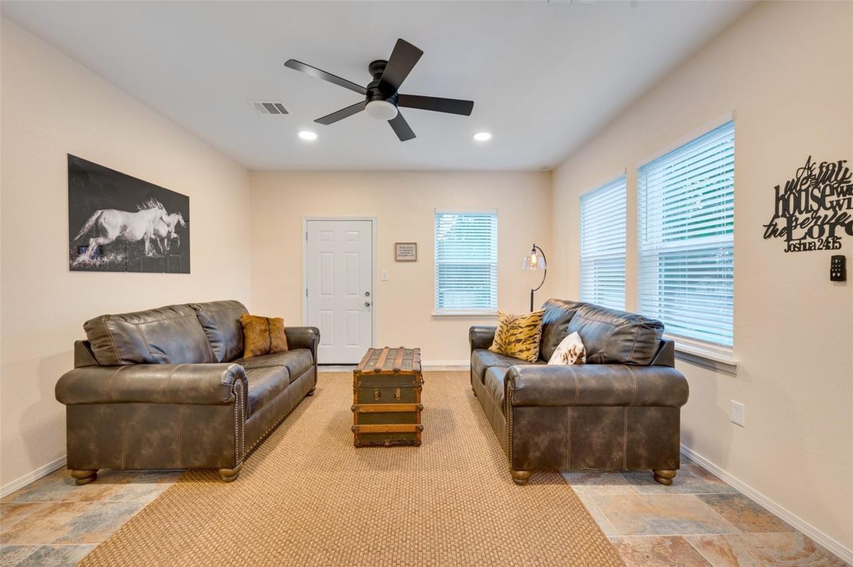 Interior, Living room, Recessed Lighting