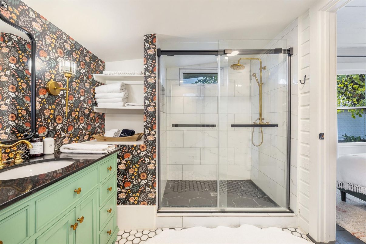 Bathroom, Glass Shower, Interior