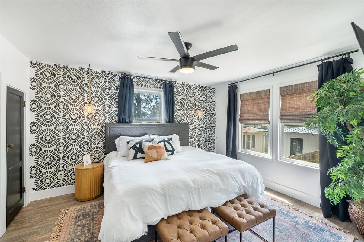 Bedroom, Interior, Wood Texture Flooring
