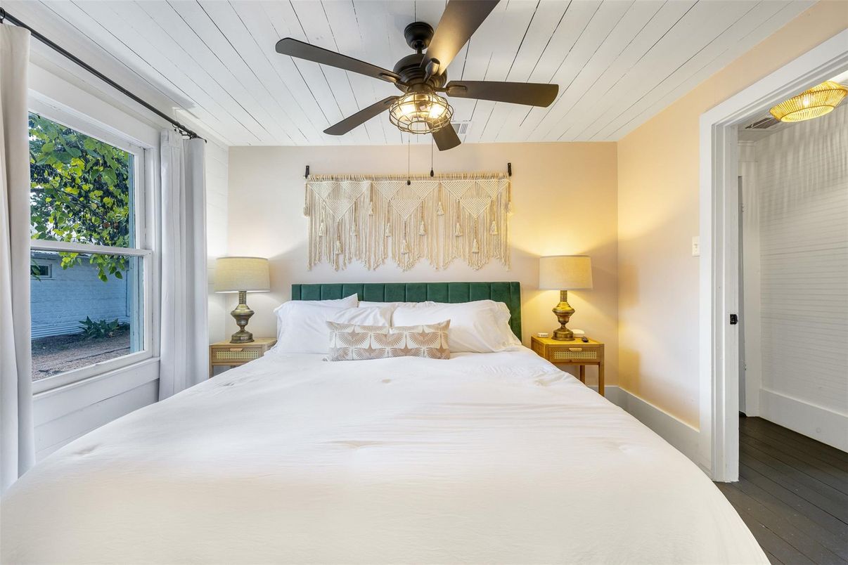 Bedroom, Interior, Wood Texture Flooring