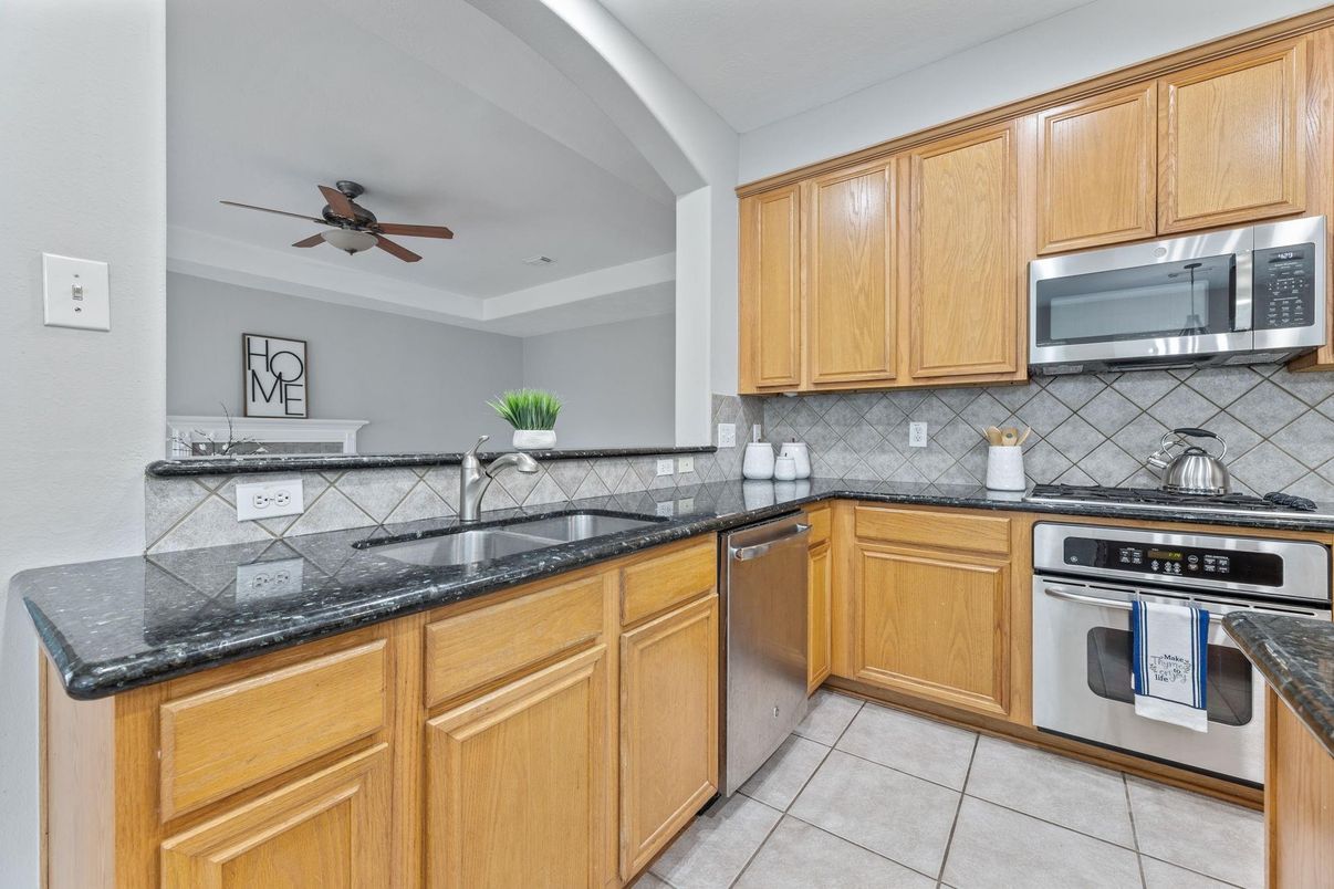 Interior, Kitchen, Recessed Lighting, Stainless Steel Appliances
