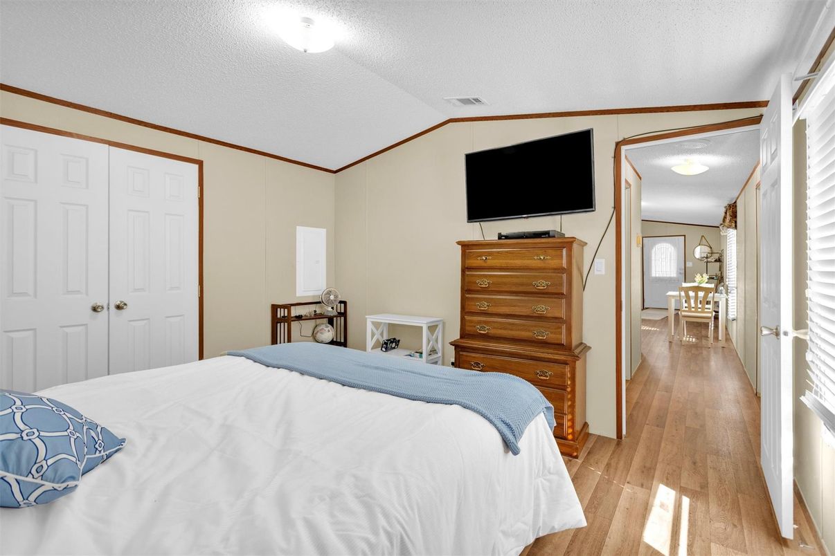 Bedroom, Interior, Wood Texture Flooring