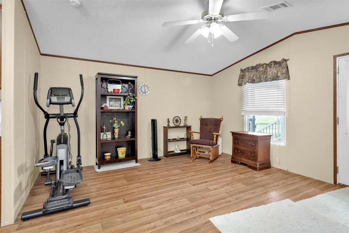 Fitness Equipment, Interior, Wood Texture Flooring