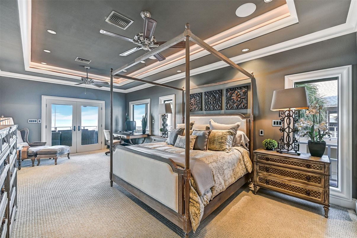 Bedroom, Interior, Recessed Lighting