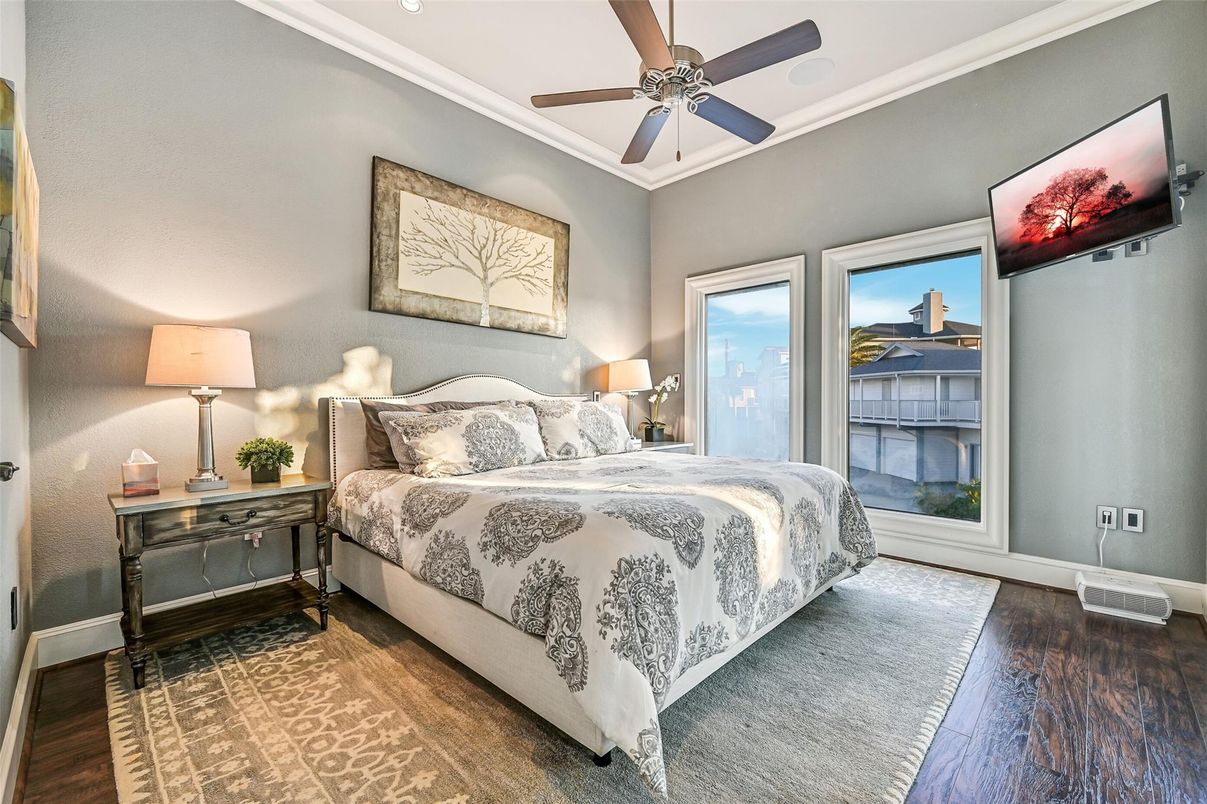 Bedroom, Interior, Wood Texture Flooring