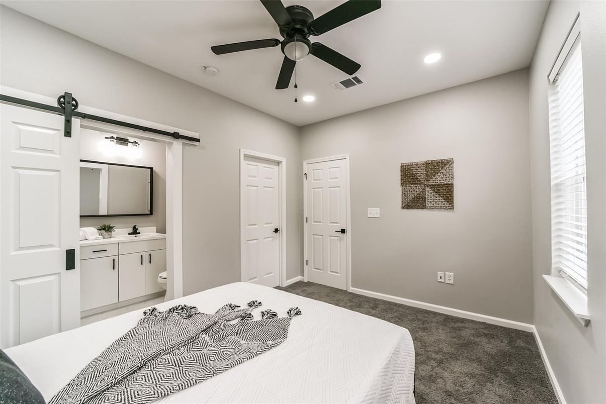 Bedroom, Interior, Recessed Lighting