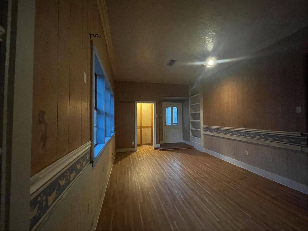 Empty room, Interior, Wood Texture Flooring, Wooden Walls