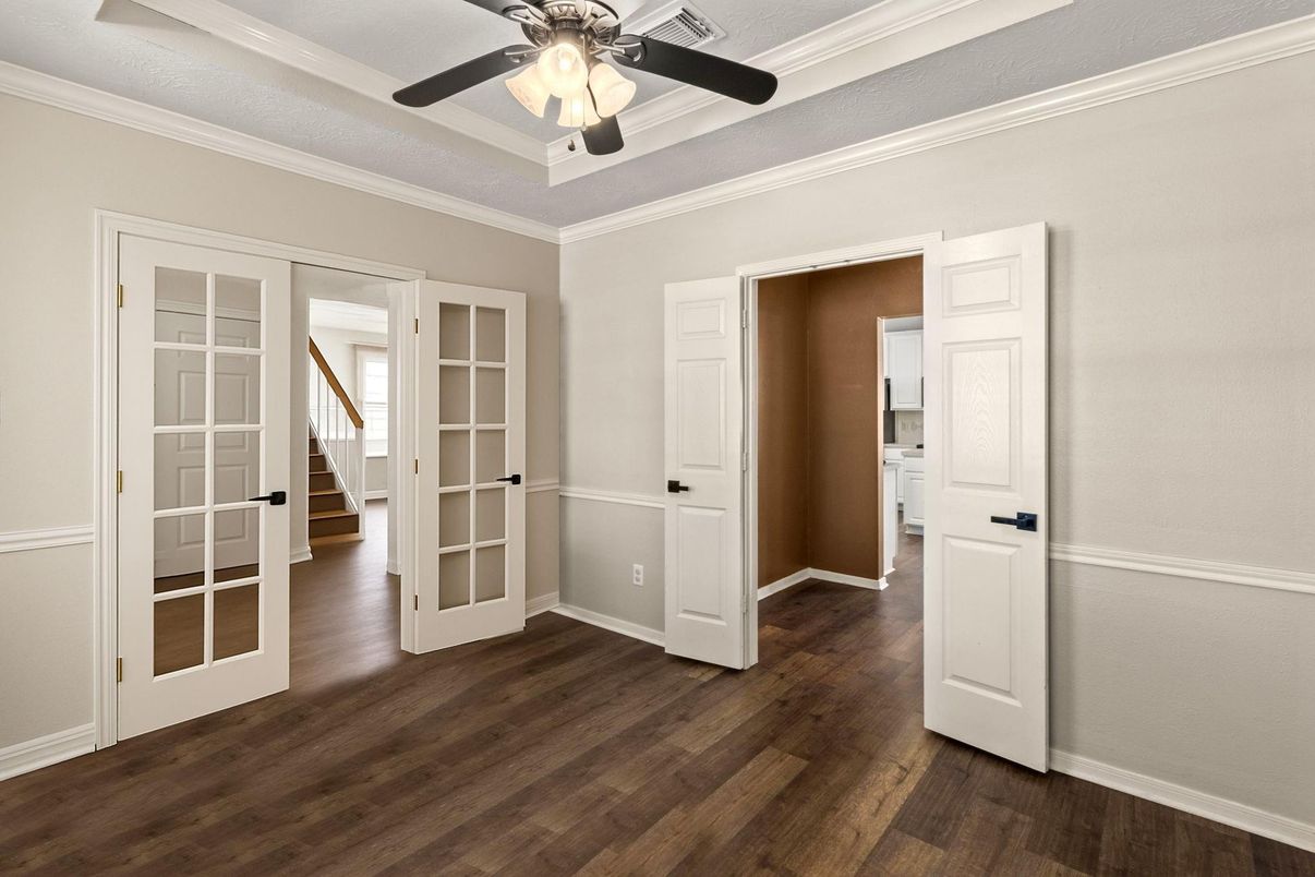 Empty room, Interior, Wood Texture Flooring