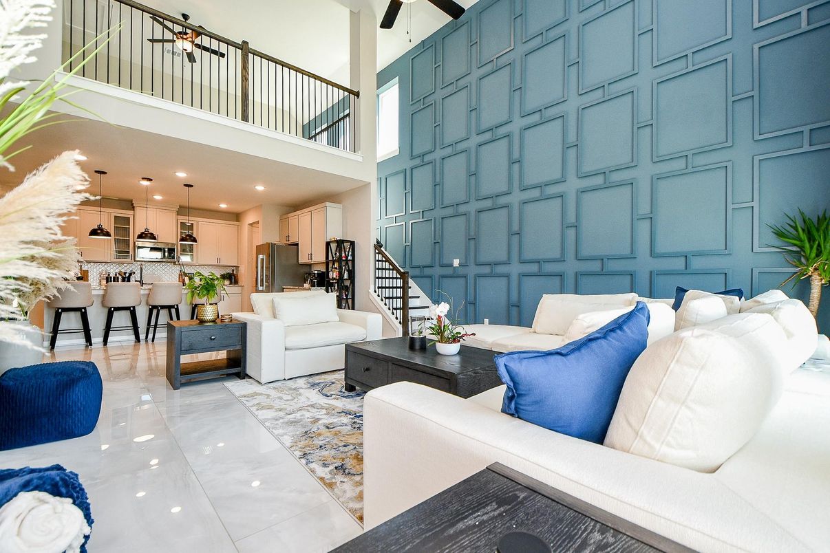 Interior, Kitchen, Living room, Pendant Lights, Recessed Lighting